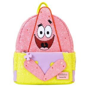 Loungefly- NICKELODEON SpongeBob SquarePants Patrick Star Sequin Backpack